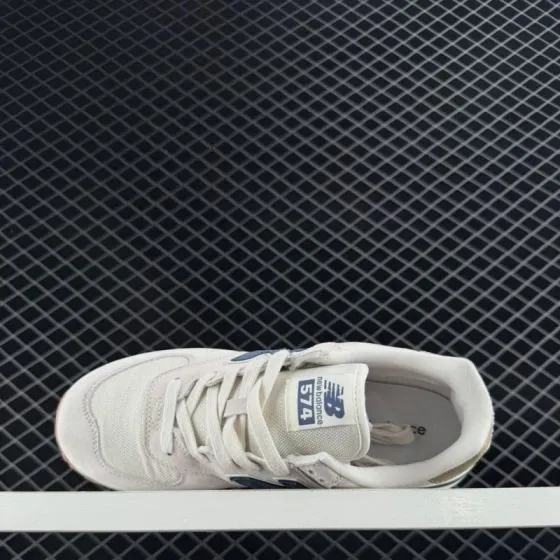 New Balance 574 WL574LS2 Off White Navy Beige Gum EU 36-45 Sneaker - Unisex BS-82556