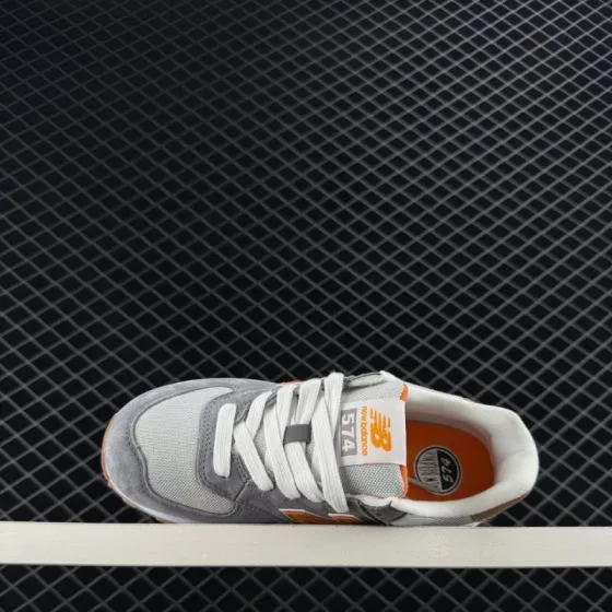 New Balance 574 Grey Orange White Brown EU 36-45 Sneaker - Unisex BS-82701