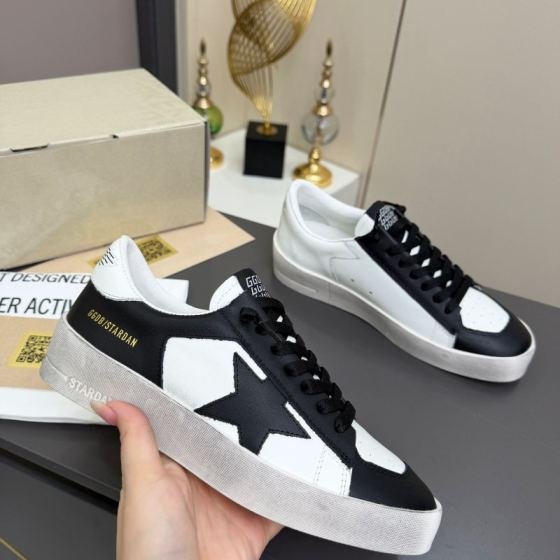 Golden Goose Stardan white black off white skate shoe lifestyle