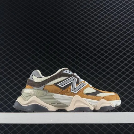 New Balance 9060 Tan Brown Cream Grey EU 36-45 Sneaker - Unisex BS-82585