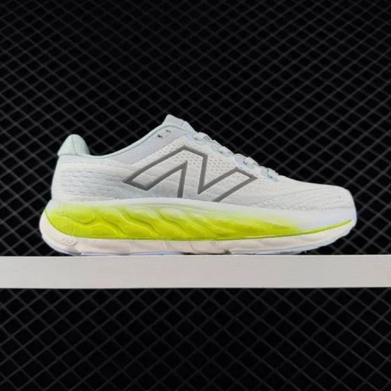 New Balance Fresh Foam X Vongo V6 Light Grey Neon Yellow White Black EU 36-40 Running Shoe - Unisex BS-82453