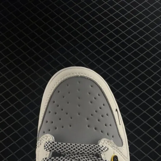 Nike Air Jordan 1 Low off white grey black yellow EU 36-45 skate shoe lifestyle