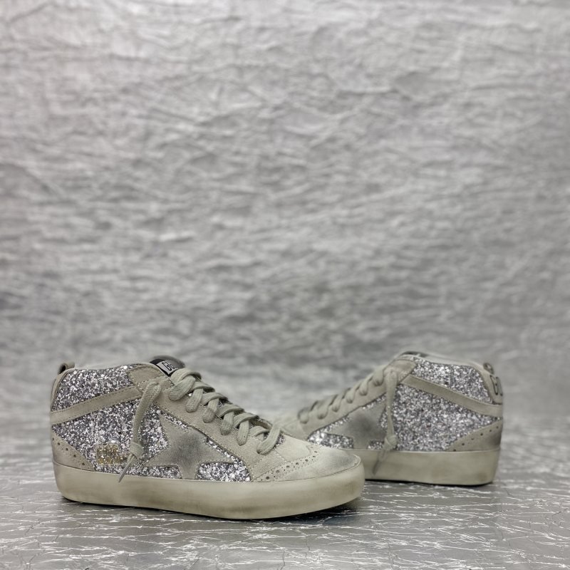 Golden Goose Midstar silver off white beige sneaker