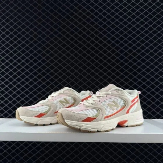 New Balance 530 Beige White Pink Orange EU 36-41 5 Sneaker - Unisex BS-83331