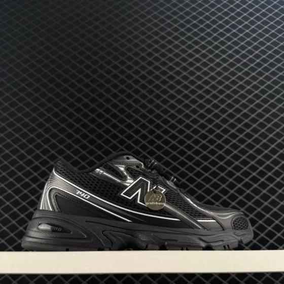 New Balance 740 U740BM2 Black Silver Blue EU 36-45 Running Shoe - Unisex BS-82582