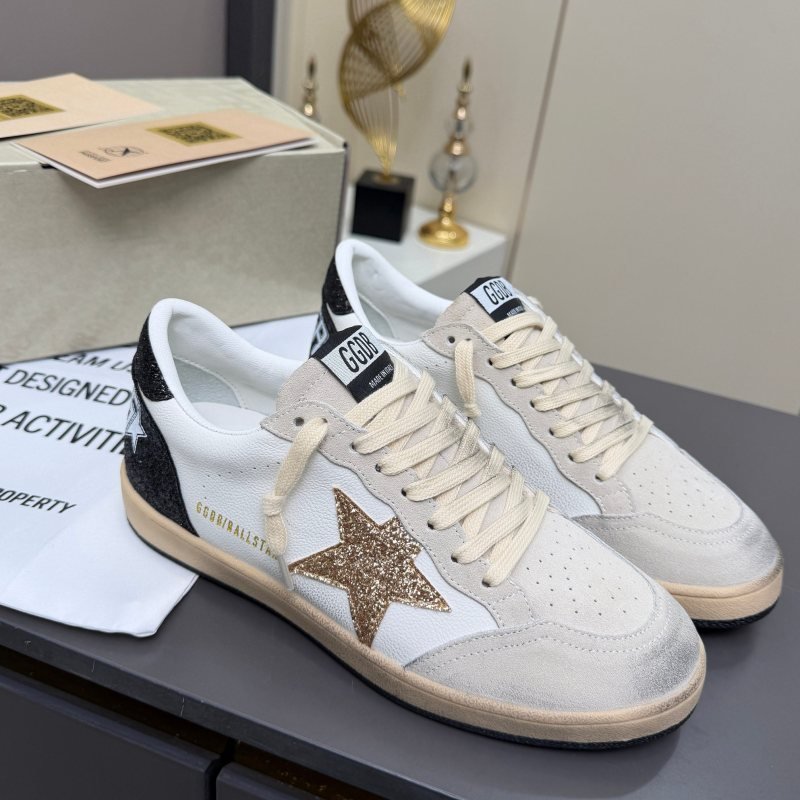 Golden Goose Ball Star white beige gold black skate shoe lifestyle