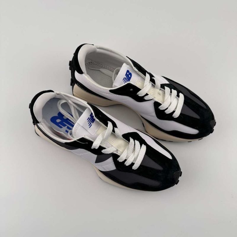 New Balance MS327 black white grey beige sneaker