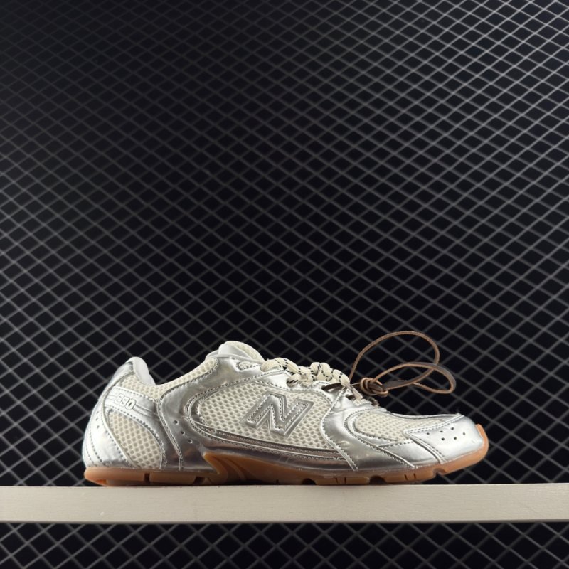 New Balance 530 SL MiuMiu Collaboration silver white brown EU 35-45 sneaker