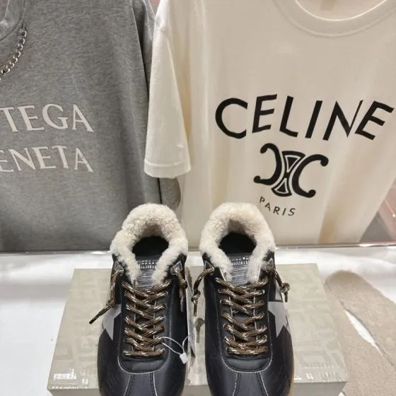 Golden Goose GGDB high version leaves the factory Maoli black white silver brown sneaker lifestyle
