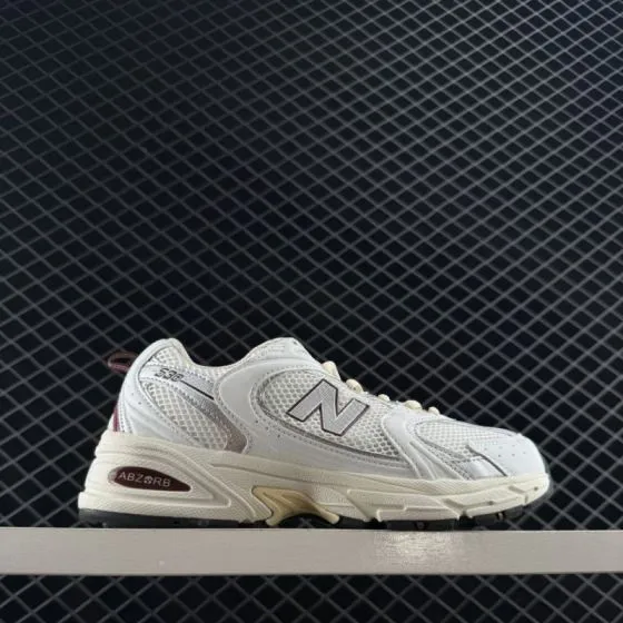 New Balance MR530 White Silver Burgundy Cream Black EU 36-45 Sneaker - Unisex BS-82714