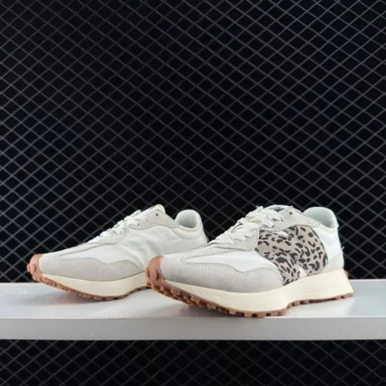 New Balance 327 off white beige leopard gum brown EU 36-45 sneaker lifestyle