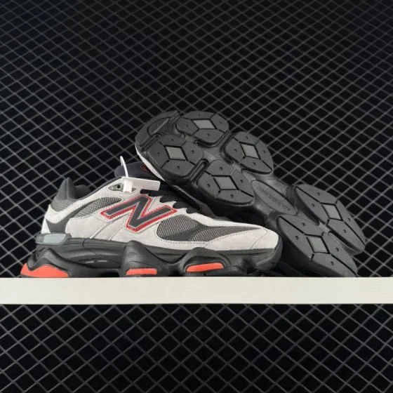New Balance 9060 U9060IAB Grey Black Red EU 36-45 Sneaker - Unisex BS-82352