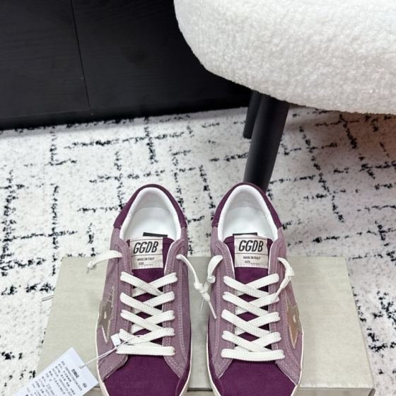 Golden Goose Super Star purple mauve off white silver EU 37 skate shoe lifestyle