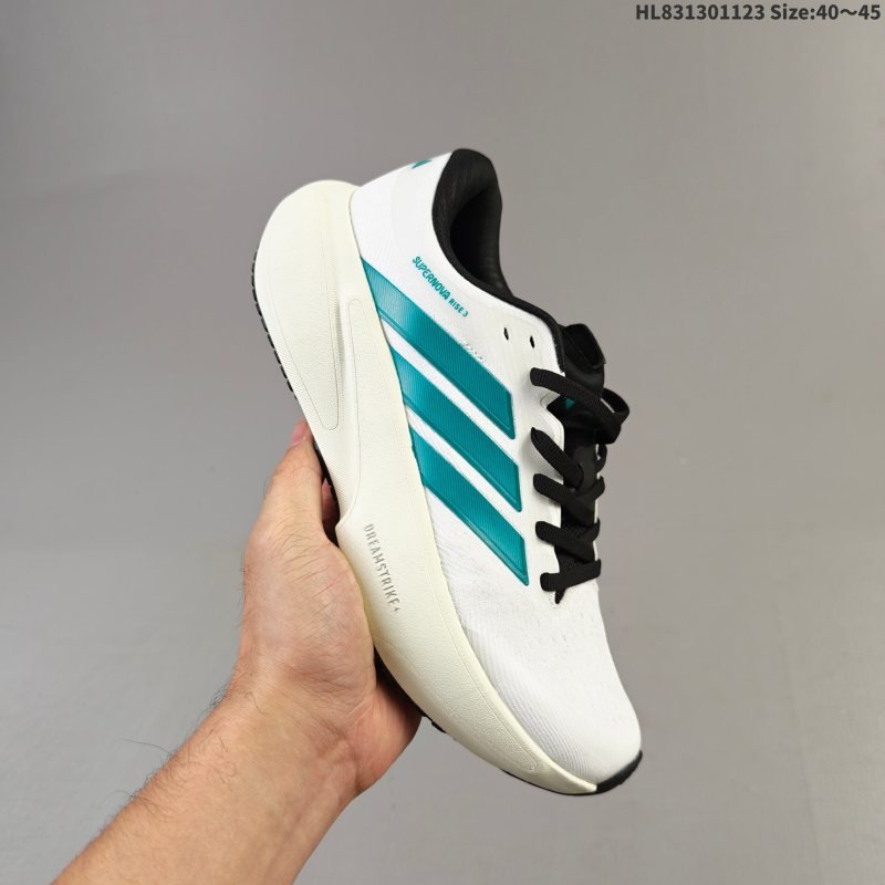 Adidas Supernova Rise 3 black white teal off white EU 40-45 running shoe