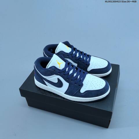 Jordan Air Jordan 1 Low Obsidian White EU 36-46 Basketball - Unisex (BS-66180)