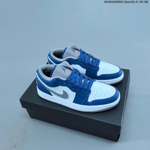 Jordan Air Jordan 1 Low True Blue 35 5 47 5 Basketball - Unisex (BS-66067)