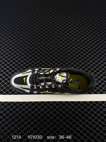 Nike P-6000 Black Silver Volt EU 36-46 Running - Unisex (BS-73707)