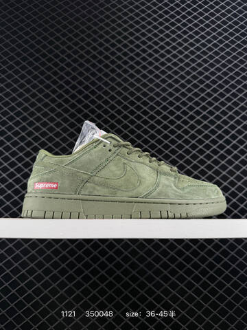 Nike SB Dunk Low x Supreme Olive Green EU 36-45 5 Skate - Unisex (BS-74085)