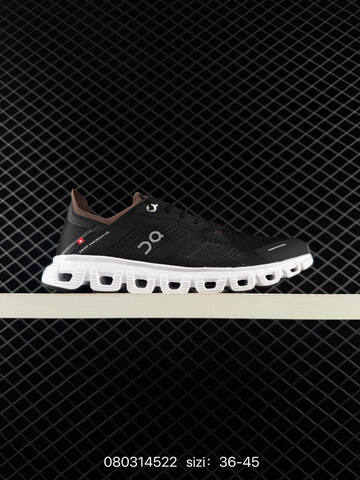On Running Cloud 6 Coast Black Grey White Red EU 36-45 Running Shoe Running Sneakers - Unisex (BS-84943)