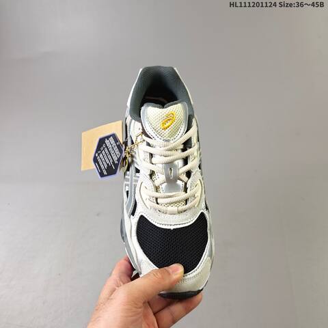 ASICS GEL NYC Black Silver Cream Grey Yellow EU 36 45 Running Shoe EU 36-45 Running Sneakers - Unisex (BS-69238)