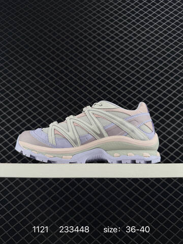Salomon XT-6 Pastel Purple Beige Mint 36-40 Trail Shoe Trail Running Sneakers - Unisex (BS-85921)