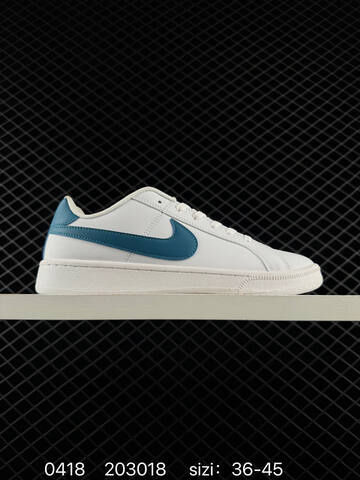 Nike Court Royale Low 2 White With Multiple Accent Color Options Light Blue Gum Black Red Teal EU 36-45 Casual - Unisex (BS-72019)