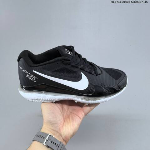 Nike Zoom Vapor Pro HC White Black EU 36-45 Tennis Shoe - Unisex BS-60963
