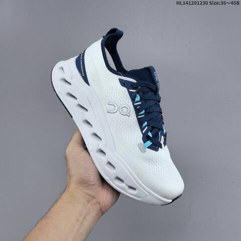 On Cloudsurfer Max White Navy Blue EU 36-45 Running Shoe Running Sneakers - Unisex (BS-69724)