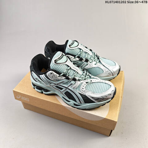 ASICS Gel-Nimbus 10 1 Silver White Teal Black EU 36-47 Running Shoe Running Sneakers - Unisex (BS-69192)