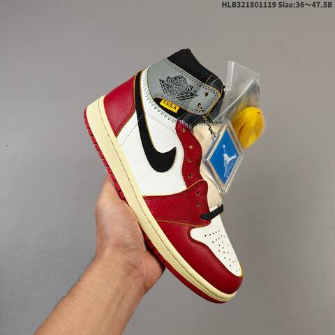 Jordan Air Jordan 1 Retro High OG Red White Grey Black EU 36-47 5 Basketball - Unisex (BS-63442)
