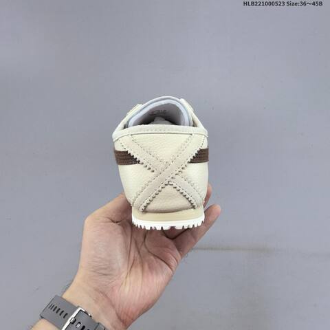Onitsuka Tiger Mexico 66 Cream Dark Brown White EU 36-45 Sneaker Casual Sneakers - Unisex (BS-68803)