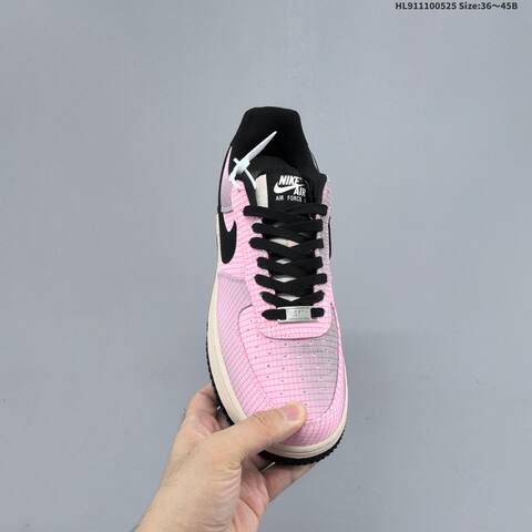Nike Air Force 1 07 Pink Black Beige EU 36-45 Sneaker - Unisex (BS-60134)