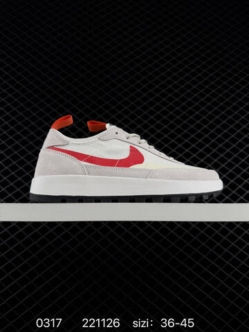 Nike Tom Sachs x Nike Craft General Purpose Shoe Grey White With Orange Accents 40-45 Lifestyle - Men's (BS-72624)