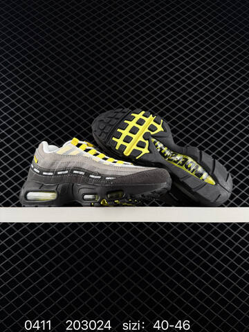 Nike Air Max 95 IB4523-002 Black Grey Yellow White EU 40-46 Lifestyle - Men's (BS-72164)