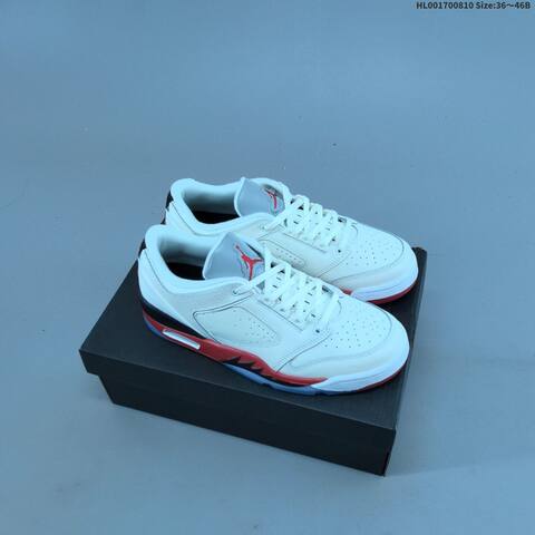 Jordan Air Jordan 5 White Red Black Ice Blue 36 46B Basketball - Women's (BS-65780)