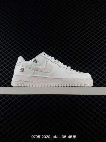 Nike Air Force 1 07 LV8 White Black Pink Blue EU 36-45 Skate - Unisex (BS-70402)