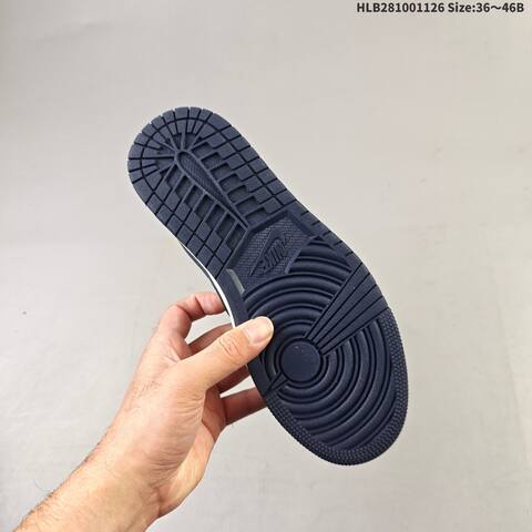 Jordan Air Jordan 1 Retro Low OG CZ0790-400 White Navy Blue EU 36-46 Basketball - Unisex (BS-63032)