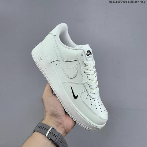Nike Air Force 1 07 HF1058-133 Off White Black EU 36-45 Sneaker - Unisex BS-60897