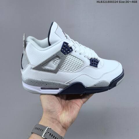 PU Air Nike Air Jordan 4 Retro OG Fire Red Lifestyle BS-66446