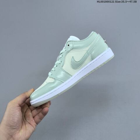 Jordan Air Jordan 1 Low SE Seafoam Mint Green White 35 5 47 5 Lifestyle - Unisex (BS-66901)