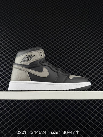 Jordan Air Jordan 1 Retro High Black White Green EU 36-47 Basketball Shoe - Unisex BS-79736