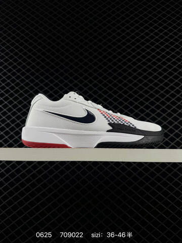 Nike Air Zoom G T Cut Academy EP White Black Red EU 36-46 Basketball Shoe - Unisex (BS-70597)