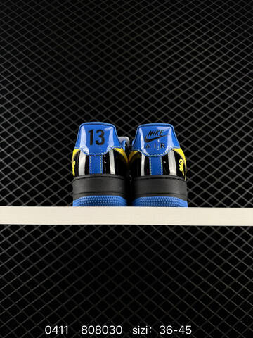 Nike Air Force 1 07 Black Blue Yellow EU 36-45 Lifestyle - Unisex BS-72177