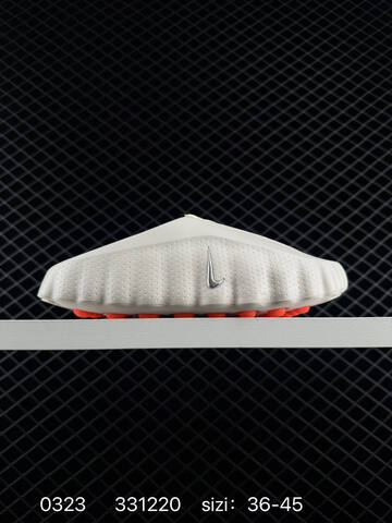 Nike Mind 001 Recovery Slide White With Orange Accents EU 36-45 Casual - Unisex (BS-72504)