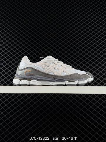 ASICS GEL-NYC Silver Grey Black Navy Cream EU 36-46 Running Shoe Running Sneakers - Unisex (BS-81762)