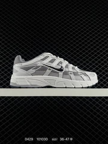 Nike P-6000 Grey White Black EU 36-47 5 Running - Unisex (BS-71770)