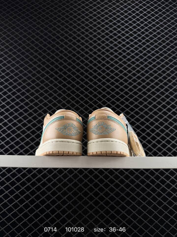 Jordan Air Jordan 1 Low DC0774-130 Sail Beige Teal Cream EU 36-46 Sneaker - Unisex BS-81070