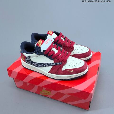 Nike Air Jordan 1 x Travis Scott AIR JORDAN DIY Lifestyle BS-66709