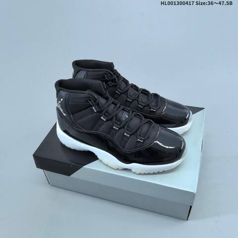 Jordan Air Jordan 11 Retro High 25th Anniversary Black White EU 36-47 5 Basketball - Unisex (BS-66154)