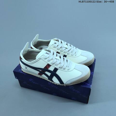 Onitsuka Tiger MEXICO 66 DIY DL408 147 Cream White Purple EU 36-45 Sneaker Casual Sneakers - Unisex (BS-69044)